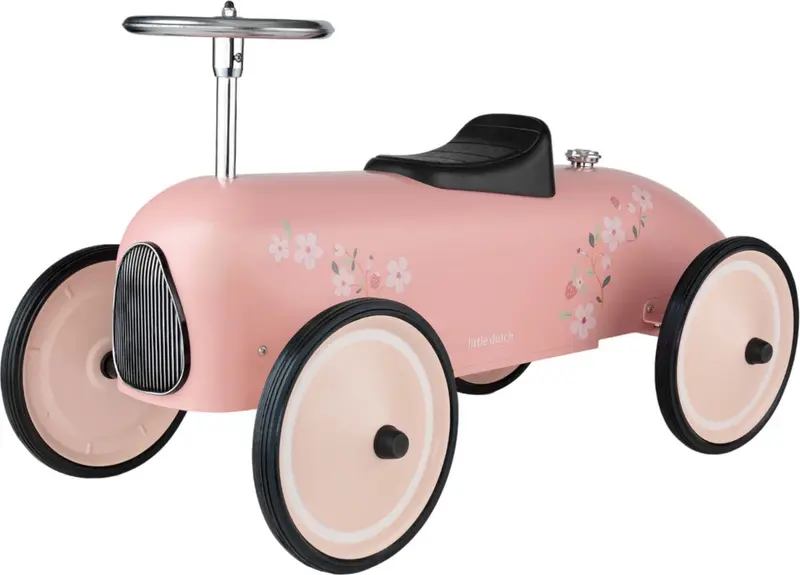 Little Dutch Retro Loopauto Roze