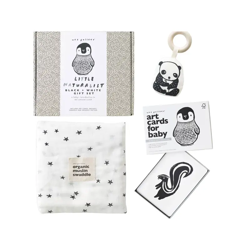 Little Naturalist Gift Set - Black + White