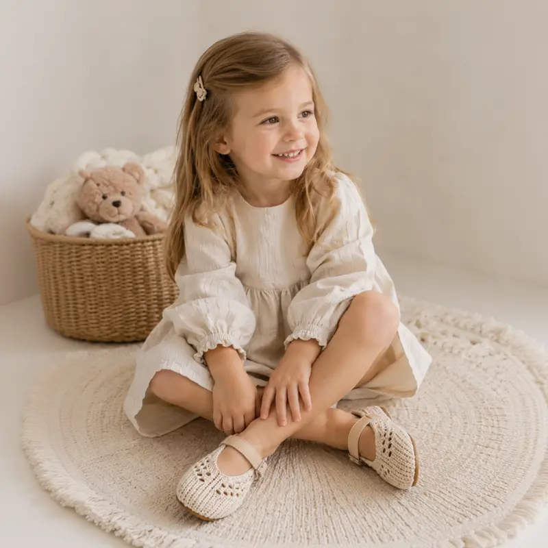 LittleWalkers – Comfort & Breathability – Mary Jane Ballerinas
