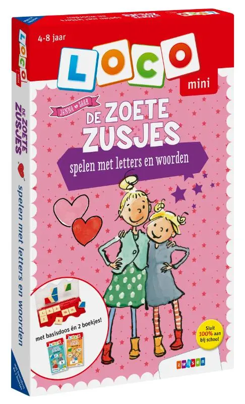 Loco Mini Pakket De Zoete Zusjes Spelen Letters En Woorden | Zwijsen