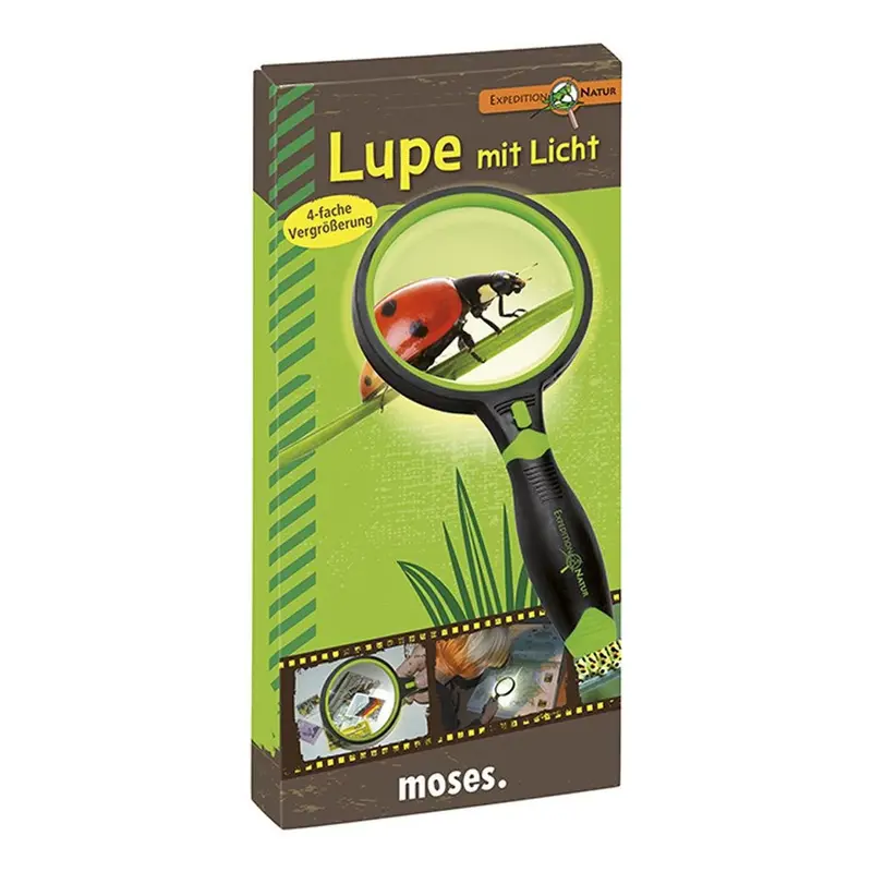 loep met licht
