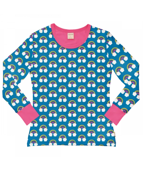 Longsleeve Adult / Teen Farm Rainbow - Maxomorra