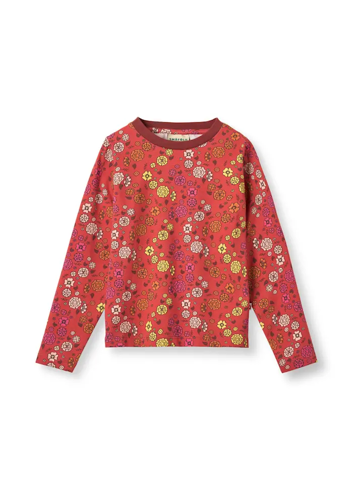Longsleeve Gala Blouse with Flowers - Småfolk