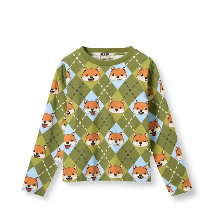 Longsleeve Gala Top with Foxes - Småfolk