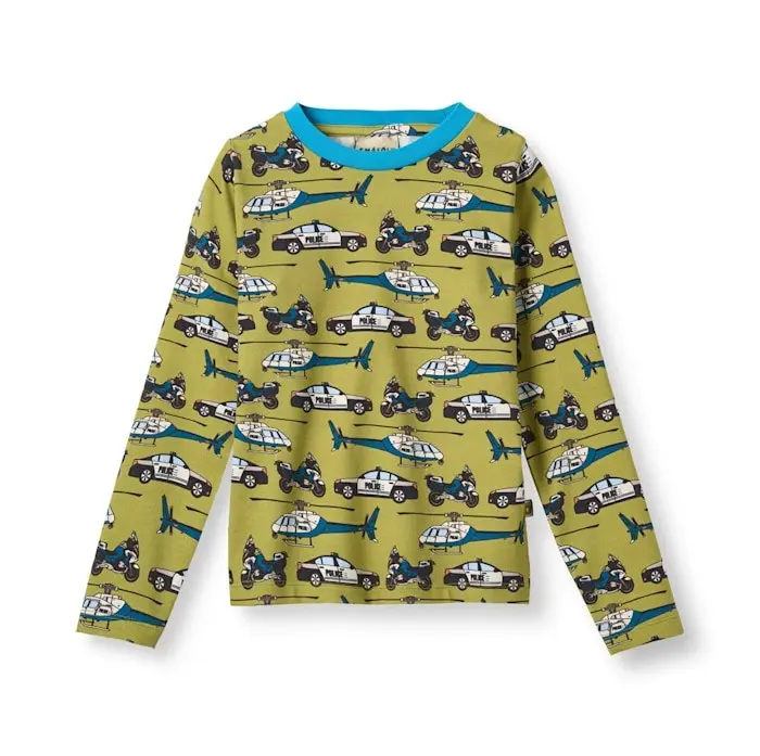 Longsleeve Gala Top with Police - Småfolk