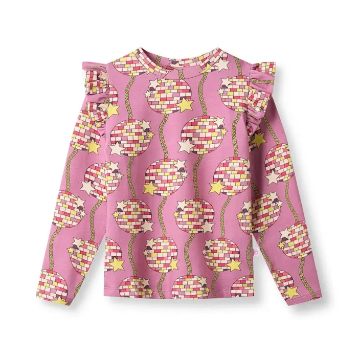 Longsleeve Regent Top with Disco Balls - Småfolk
