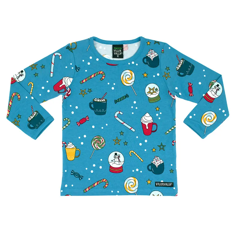 Longsleeve / Shirt LS Winter Magic Sky - Villervalla