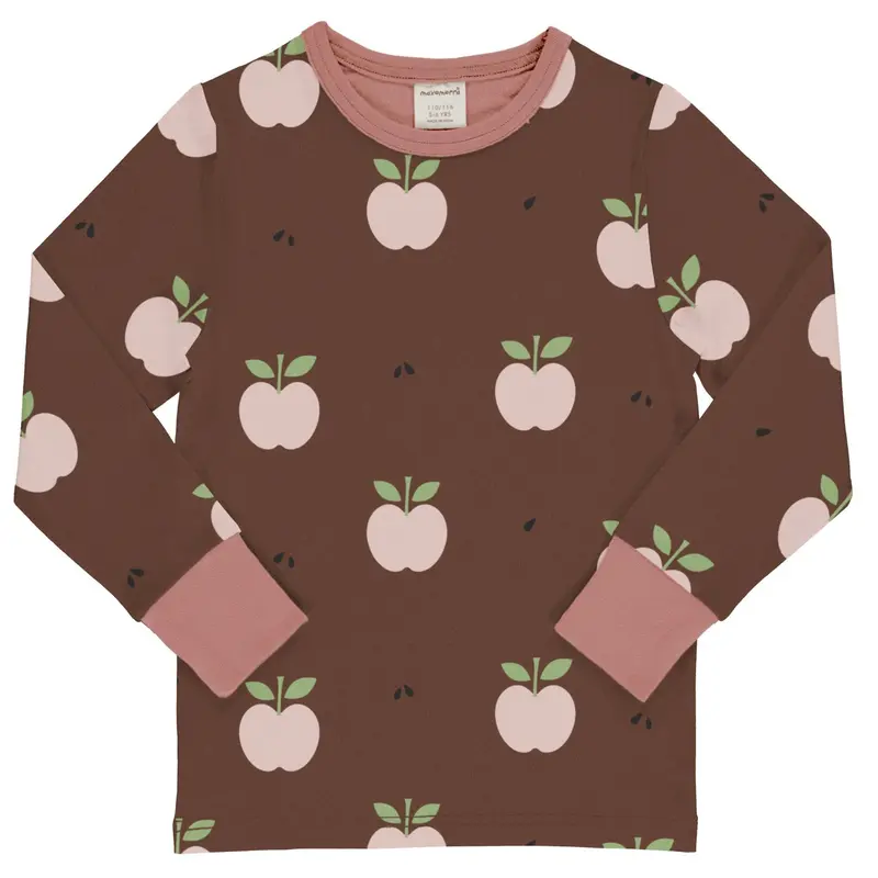 Longsleeve Top LS Apple Brown - Maxomorra