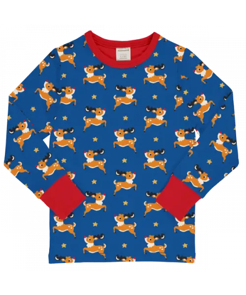 Longsleeve Top LS Reindeer - Maxomorra