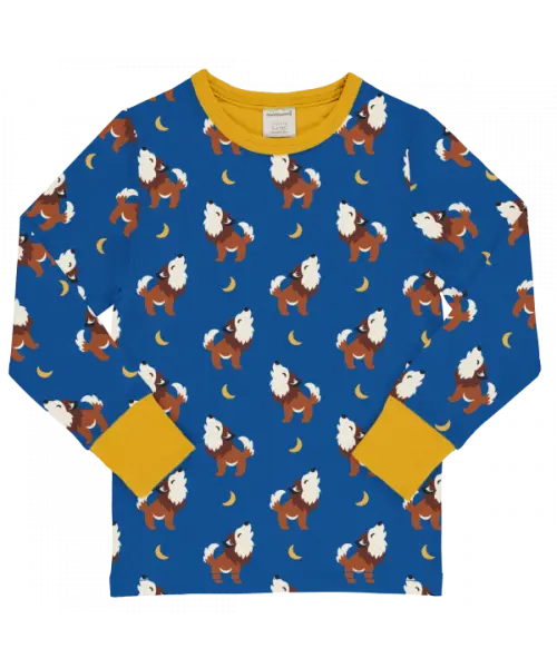 Longsleeve Top LS Wolf - Maxomorra