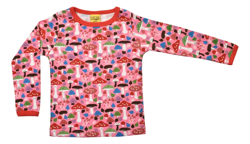 Longsleeve Top Mushroom Pink - Duns Sweden
