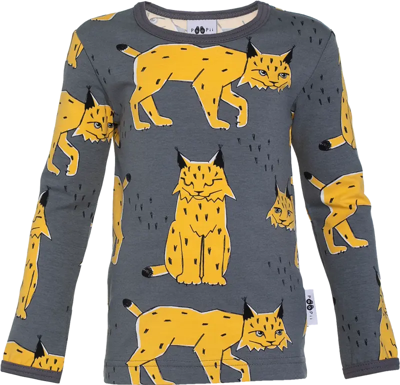 Longsleeve ULJAS Shirt Lynx Dark Grey – Paapii Design