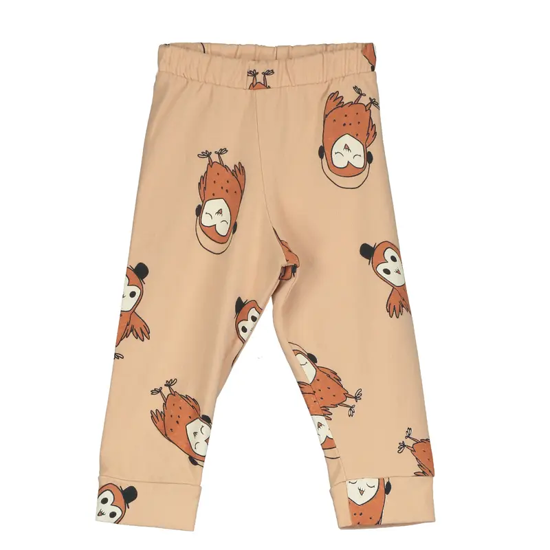 Lötiekids baby legging owls ivory