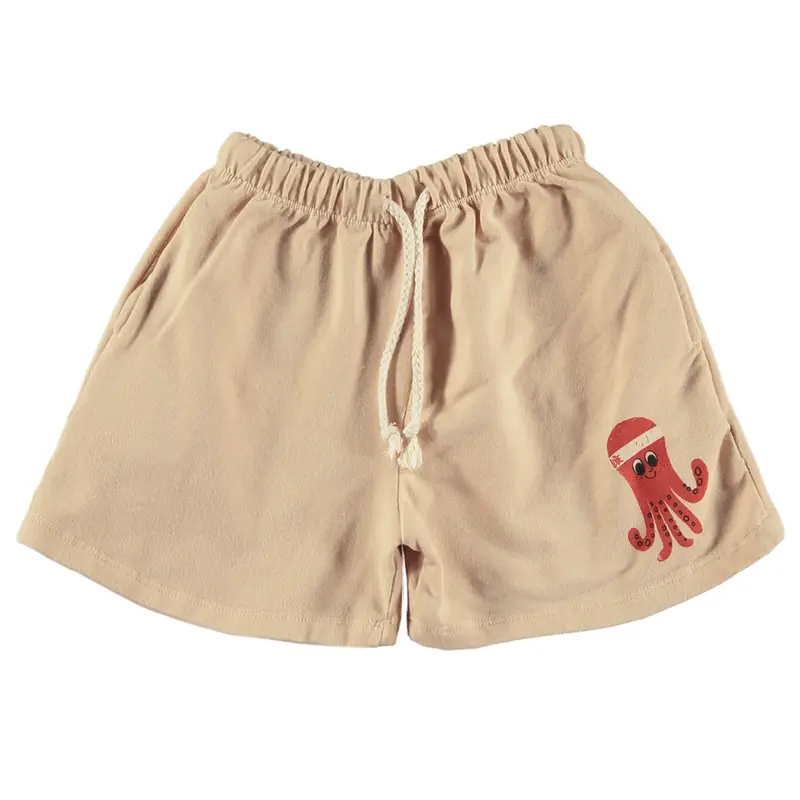 Lötiekids bermuda shorts latte octopus