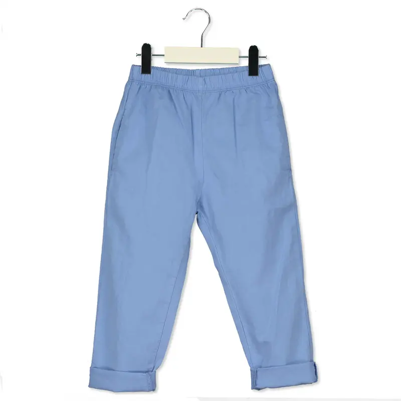 Lötiekids broek solid blue
