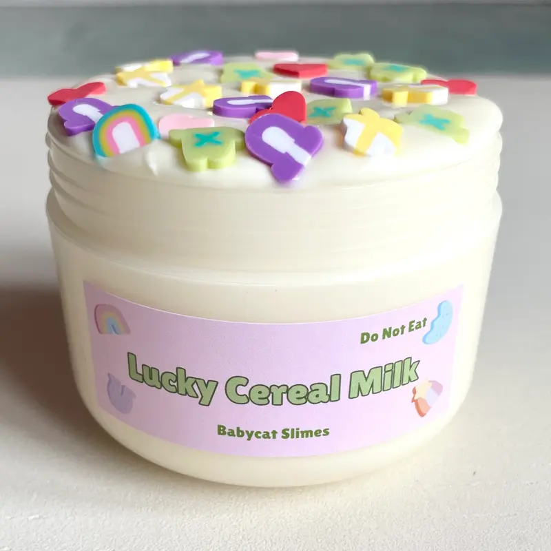 Lucky Cereal Milk - Glossy Slime