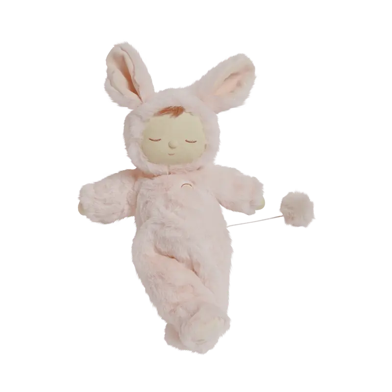 Lullaby Cozy Dinkum Bunny Moppet Pink