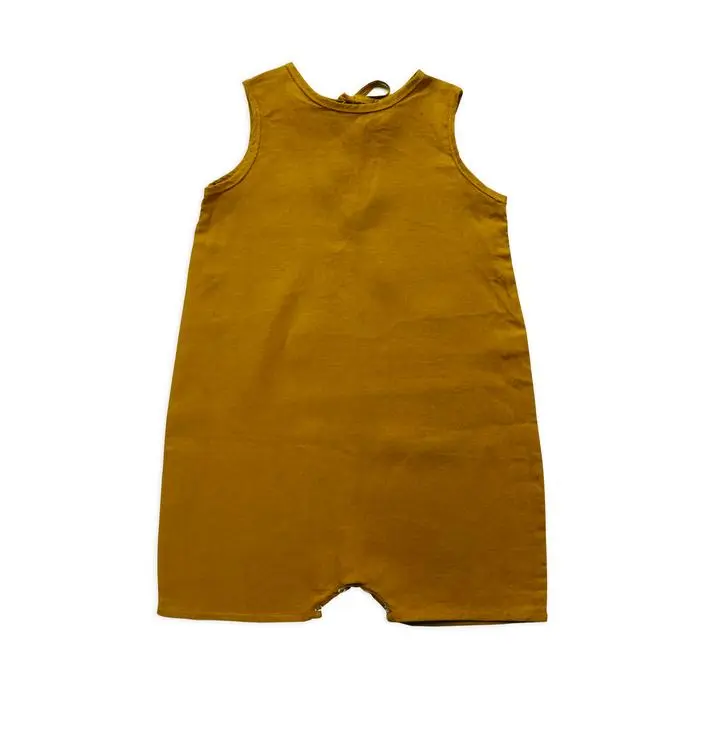 Luna romper mustard Hudson and the Hare