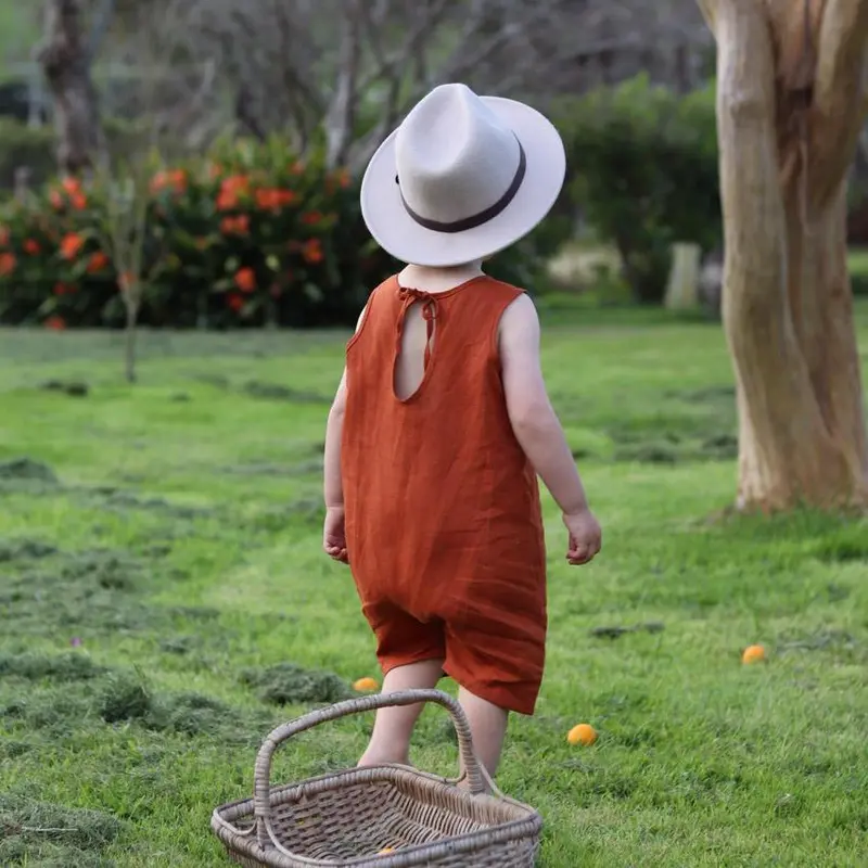 Luna romper rust Hudson and the Hare