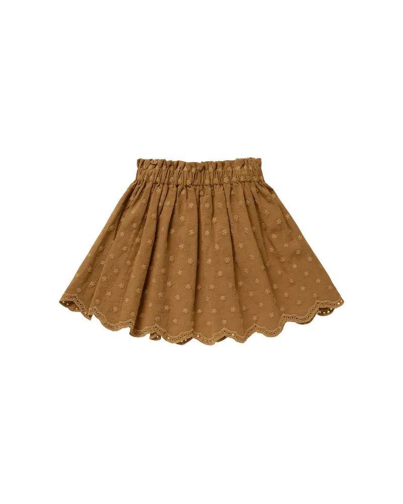 Mae skirt brass Rylee & Cru