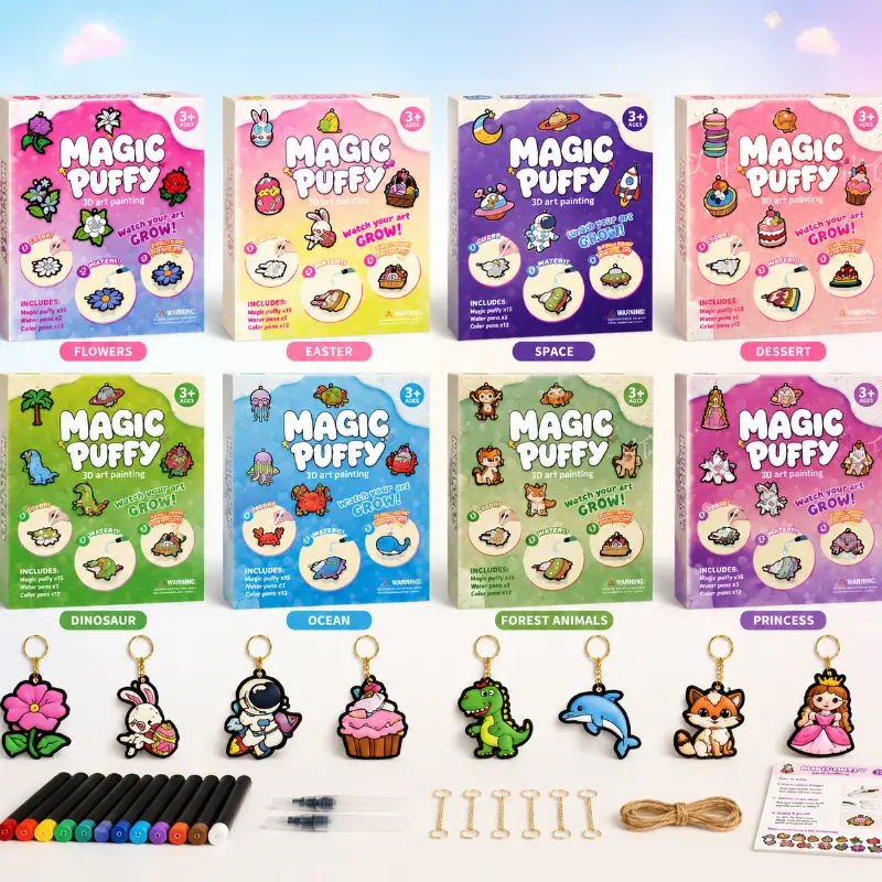Magic Puff Paint – Creative & Interactive – Craft Kit with Magical Foam Texture