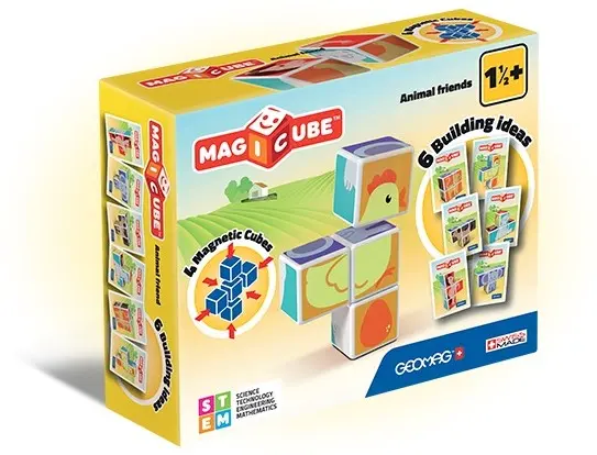Magicube Dieren | 4 Stuks + 3 Kaarten