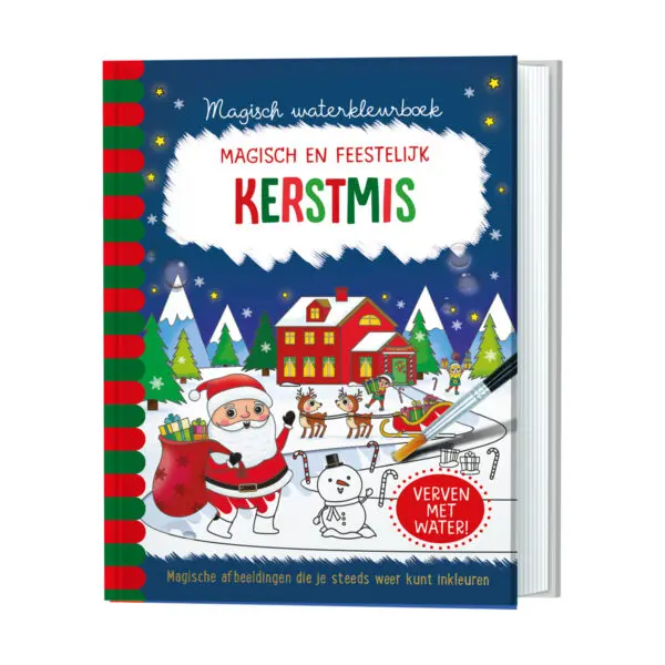 Magisch waterkleurboek Kerstmis - Lantaarn Publishers