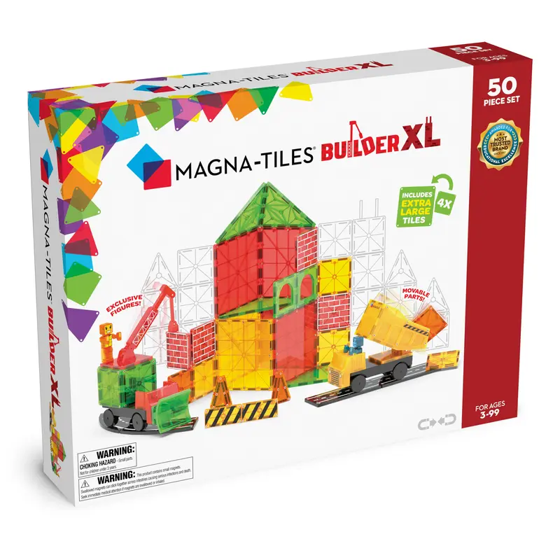 Magna-Tiles Builder XL - 50 magnetische tegels