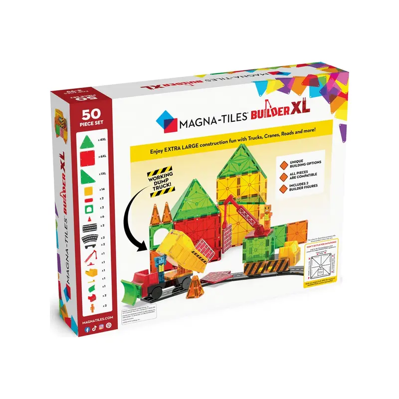 MAGNA-TILES® Builder XL 50 Piece Set