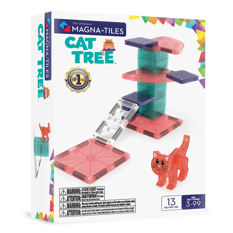 Magna-Tiles Cat Tree - 13 magnetische tegels