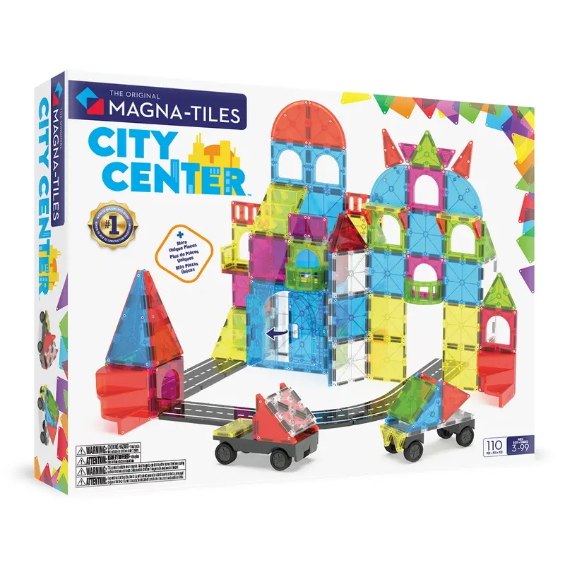 Magna-Tiles City Center - 110 magnetische tegels