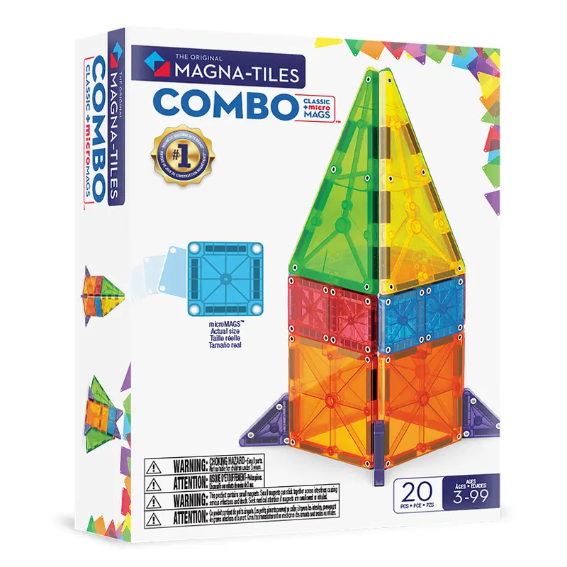 Magna-Tiles Combo set - 20 magnetische tegels