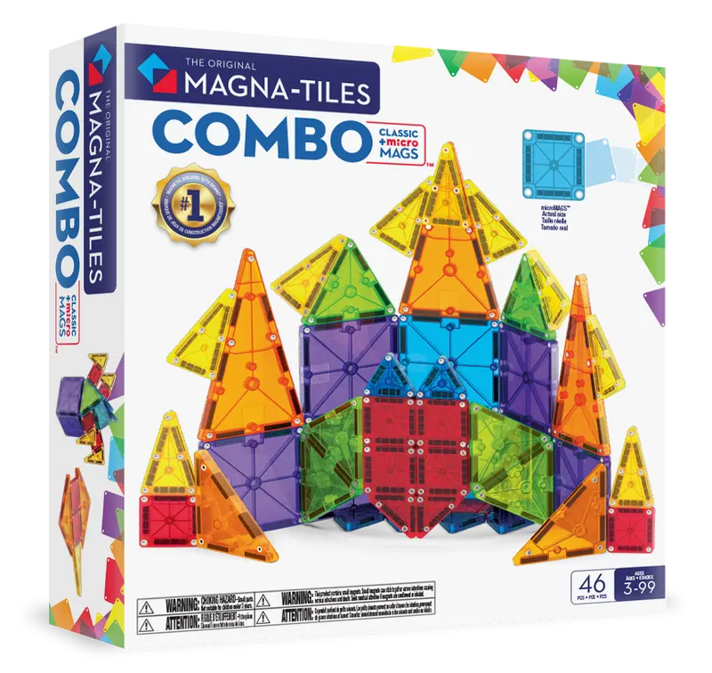 Magna-Tiles Combo set - 46 magnetische tegels