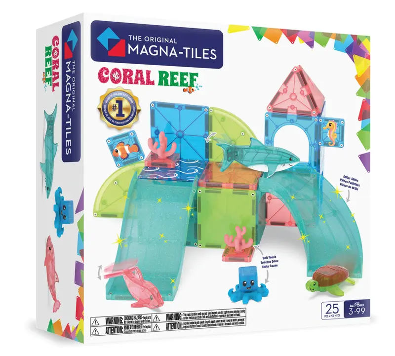 Magna-Tiles Coral Reef - 25 magnetische tegels