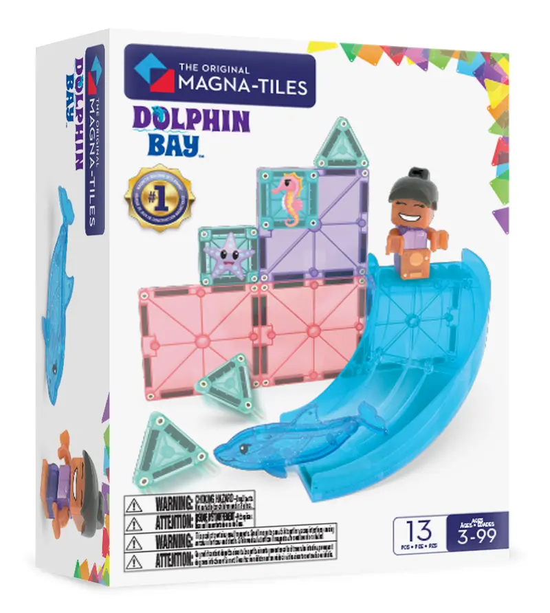 Magna-Tiles Dolphin Bay - 13 magnetische tegels