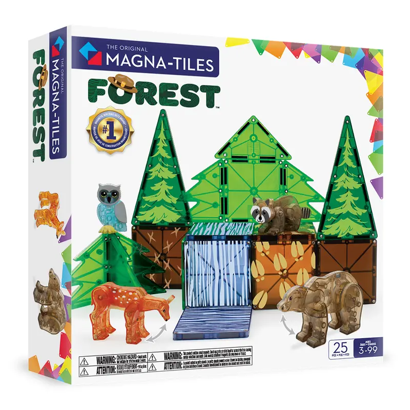 Magna-Tiles Forest Animals - 25 magnetische tegels