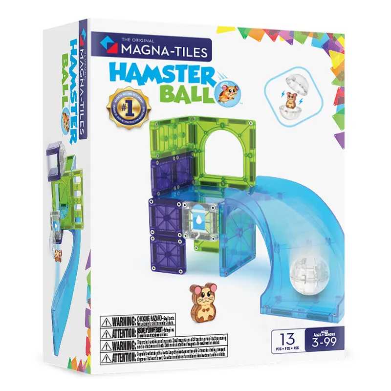 Magna-Tiles Hamster Ball - 13 magnetische tegels