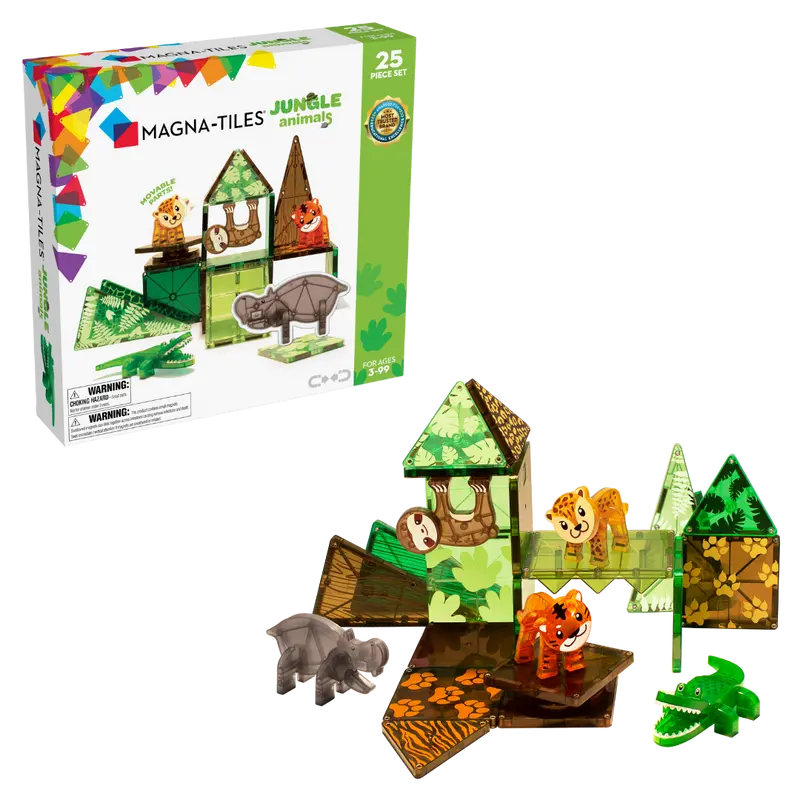 Magna-Tiles Jungle Animals - 25 magnetische tegels