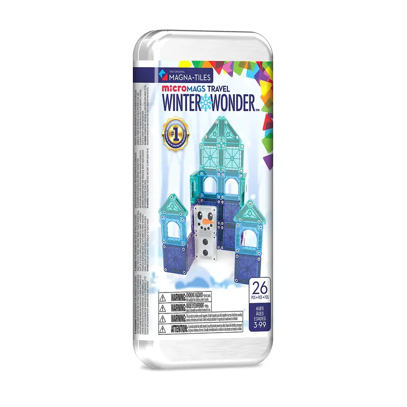 Magna-Tiles Travel Set Winter Wonder - 26 MicroMAGS magnetische tegels