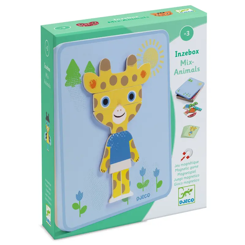 Magneetset Inzebox Mix Dieren | Djeco