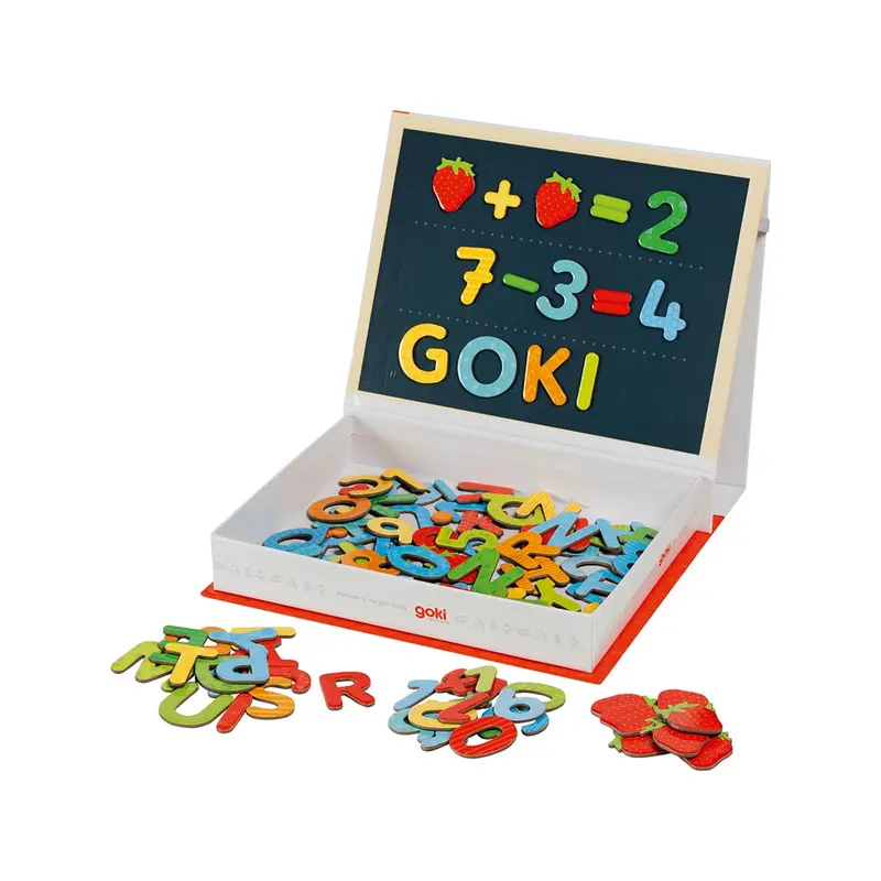 Magnetic Game with Letter and Numbers