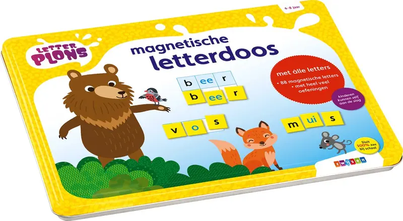 Magnetische Letterdoos Letterplons | Zwijsen