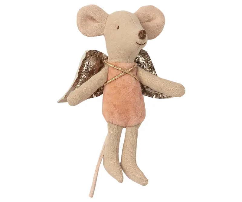 Maileg kleine zus muis Fairy roze