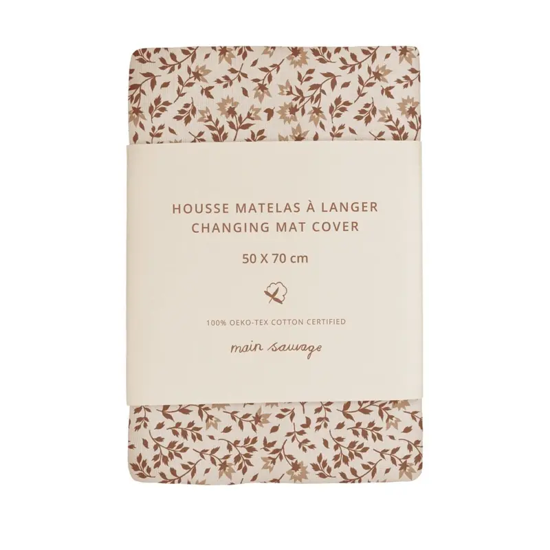 Main Sauvage hydrofiele doek hibiscus 70 x 70