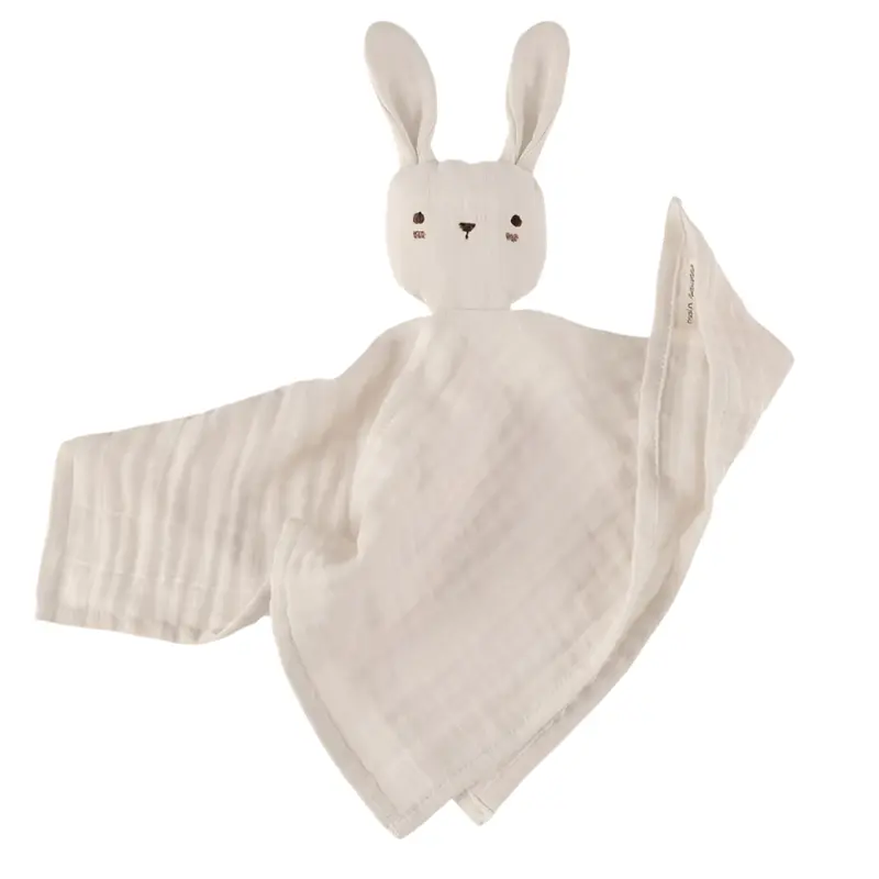 Main Sauvage knuffeldoekje bunny ecru