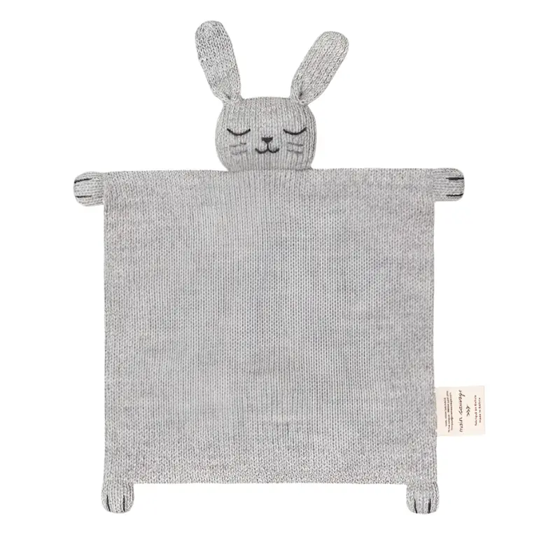 Main Sauvage knuffeldoekje bunny grey knit