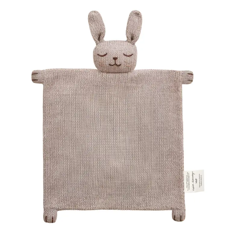 Main Sauvage knuffeldoekje bunny oat knit