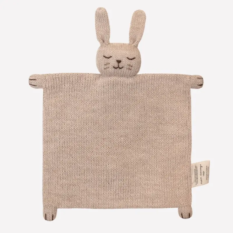 Main Sauvage knuffeldoekje bunny sand knit