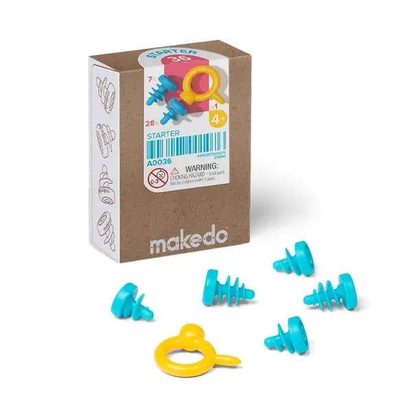 Makedo - STARTER 36 onderdelen mix SCRU & SCRU+