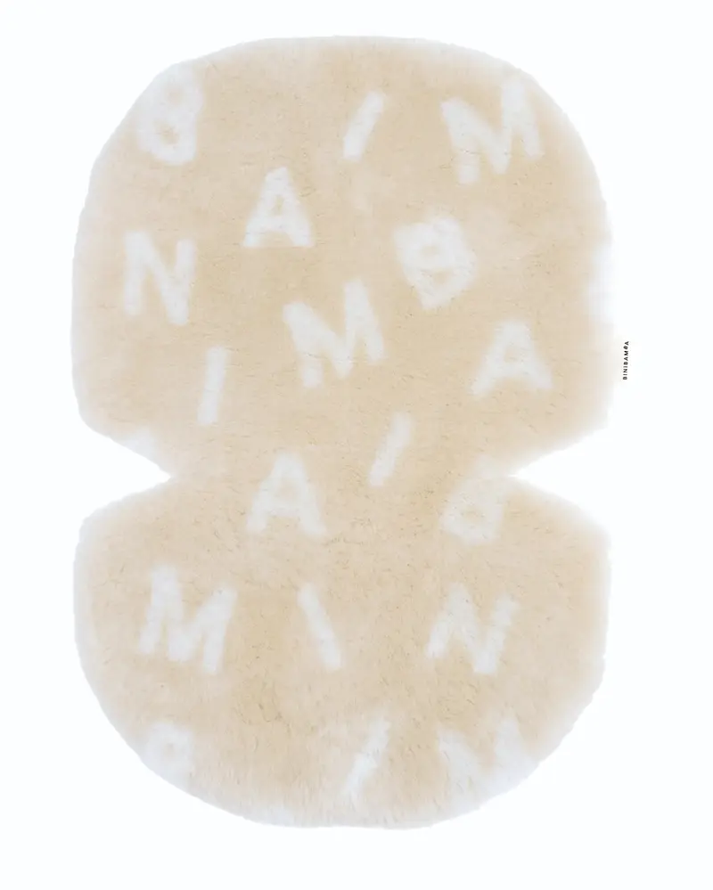 Merino wollen kinderwagen inleg Snuggler® - Alphabet - BINIBAMBA